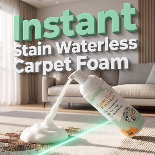 🔥Limited Time Promotion 70% OFF🔥 Waterless Carpet Foam Stain Remover with Towel