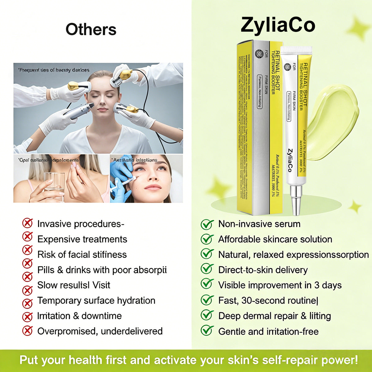 ZyliaCo serum texture and product