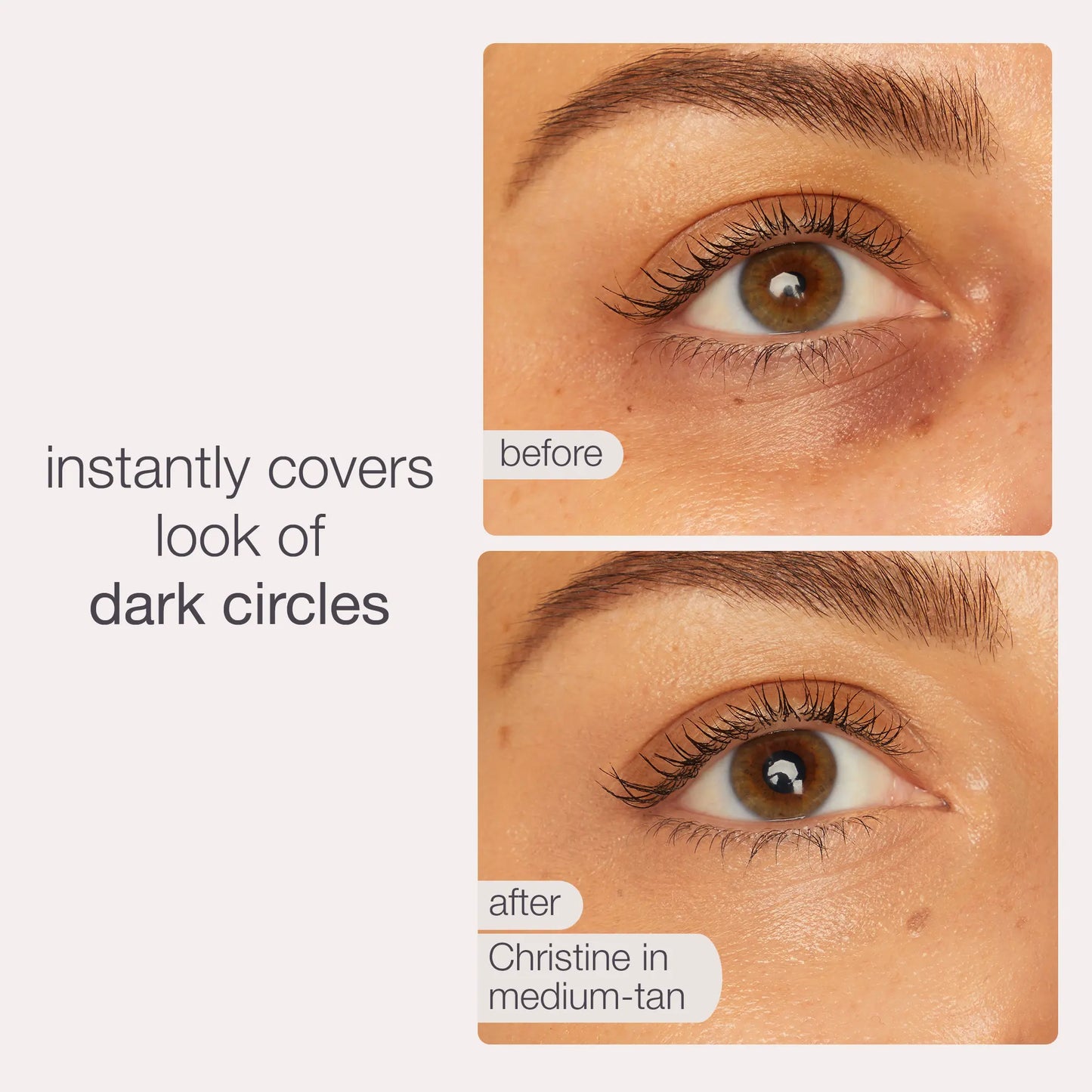10 seconds, to make what's happening now seem clearer  colored clay CC undereye corrector