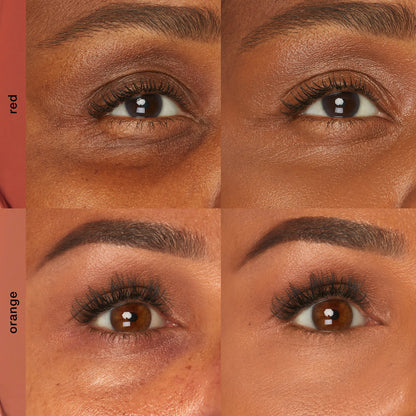 10 seconds, to make what's happening now seem clearer  colored clay CC undereye corrector